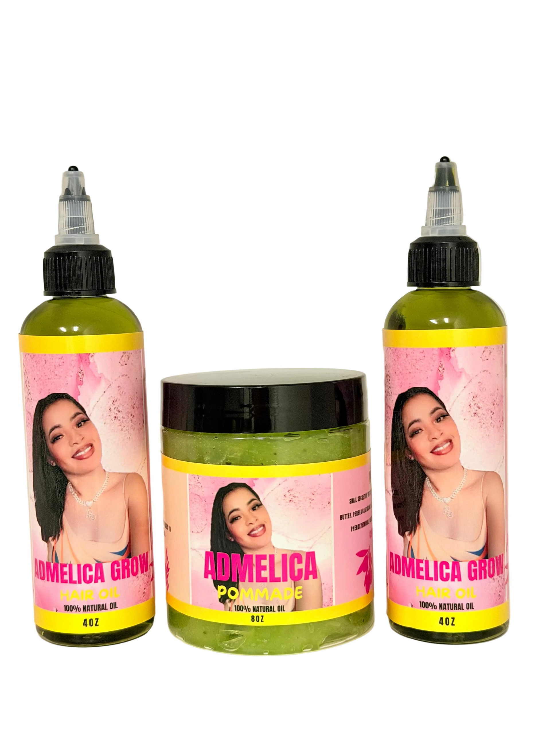 Hair oil 4 0Z & pomade 8 0Z