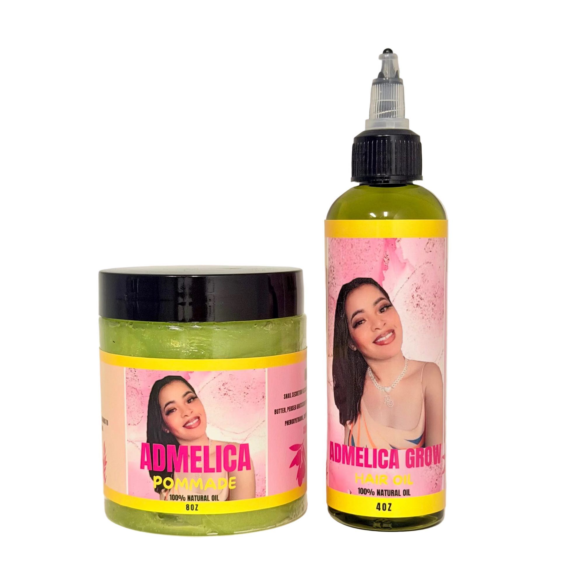 Hair oil 4 0Z & pomade 8 0Z
