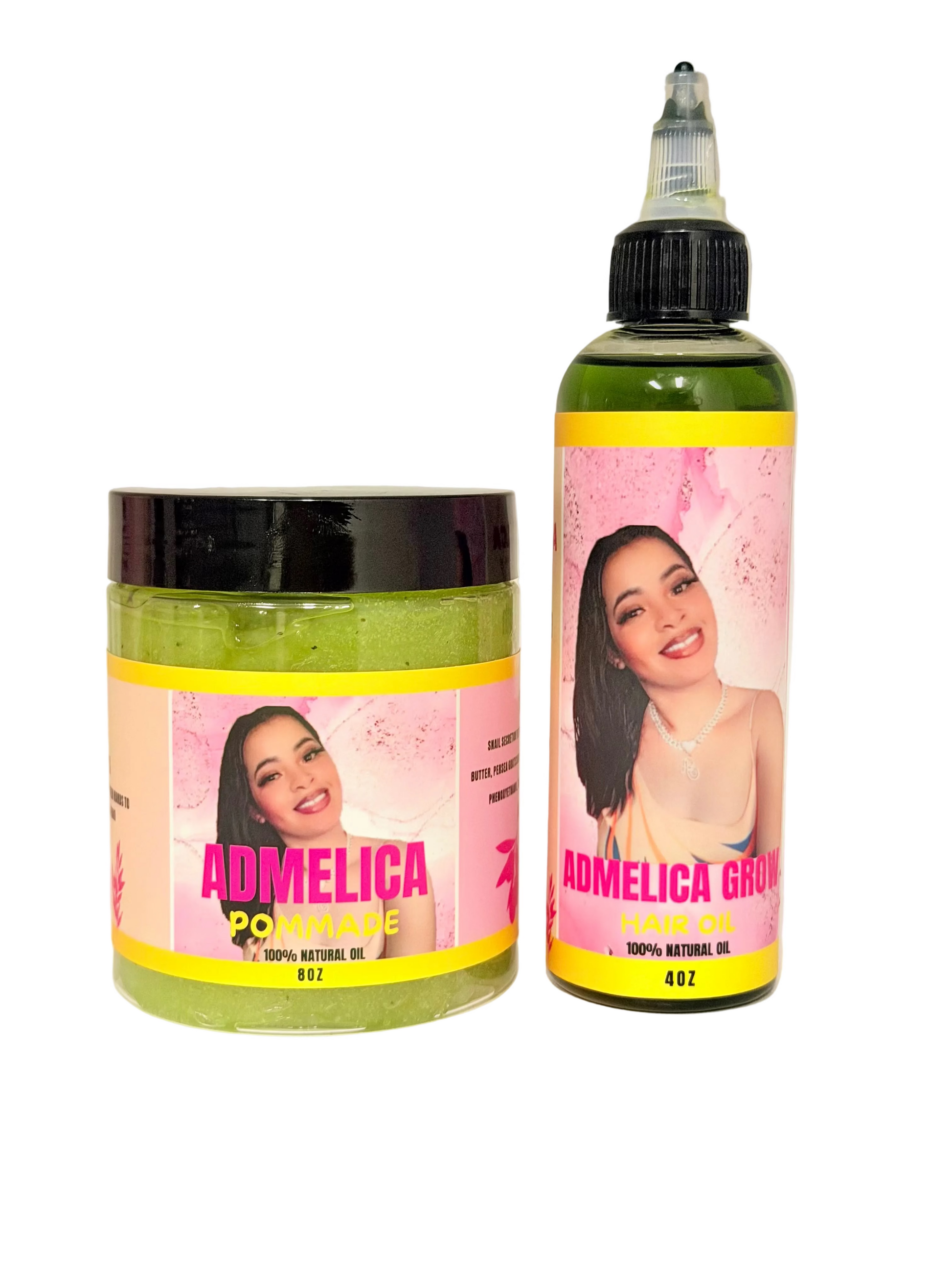 Hair oil 4 0Z & pomade 8 0Z