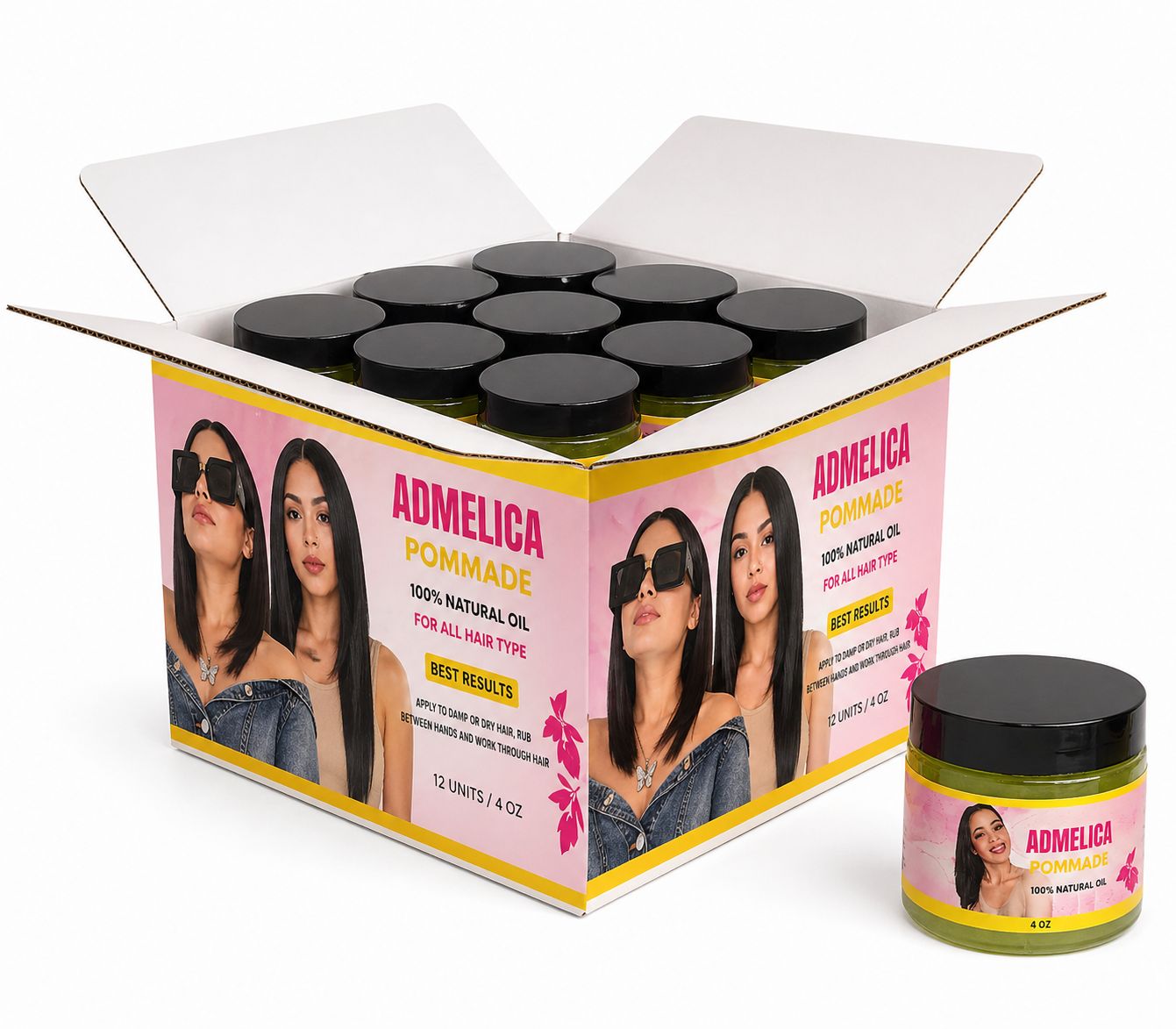 Wholesale Box 12 pomade 4 oz